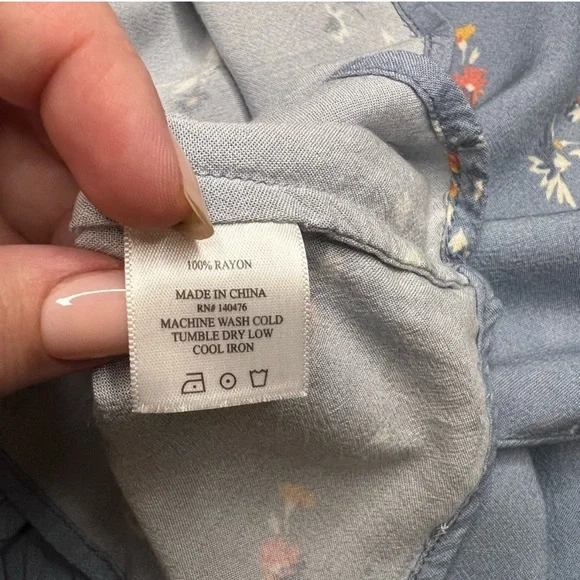 NWT Faherty - Layla Blouse - Size XS - Picture 5 of 7